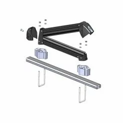 Accessorio Per Portasci Fabbri ALUSKI - SUPPORT / RIALZO -Negozio Bici corsa economico accessorio per portasci fabbri aluski support rialzo 3