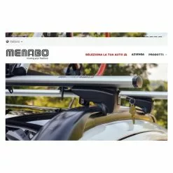 Barra Portatutto MENABO' Lince XL Silver 6 Barra Portatutto MENABO' Lince XL Silver -Negozio Bici corsa economico barra portatutto menabo lince xl silver 2