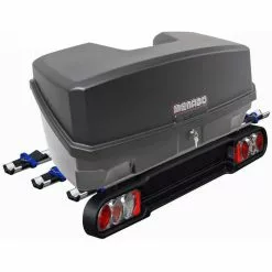 Baule Box Per Gancio Traino Universale MENABO' NEKKAR DARK -Negozio Bici corsa economico baule box per gancio traino universale menabo nekkar dark 3