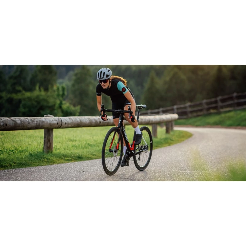 Bici Da Corsa In Carbonio WILIER Garda Ultegra Disc BLACK-RED 7 Bici Da Corsa In Carbonio WILIER Garda Ultegra Disc BLACK-RED - immagine 7