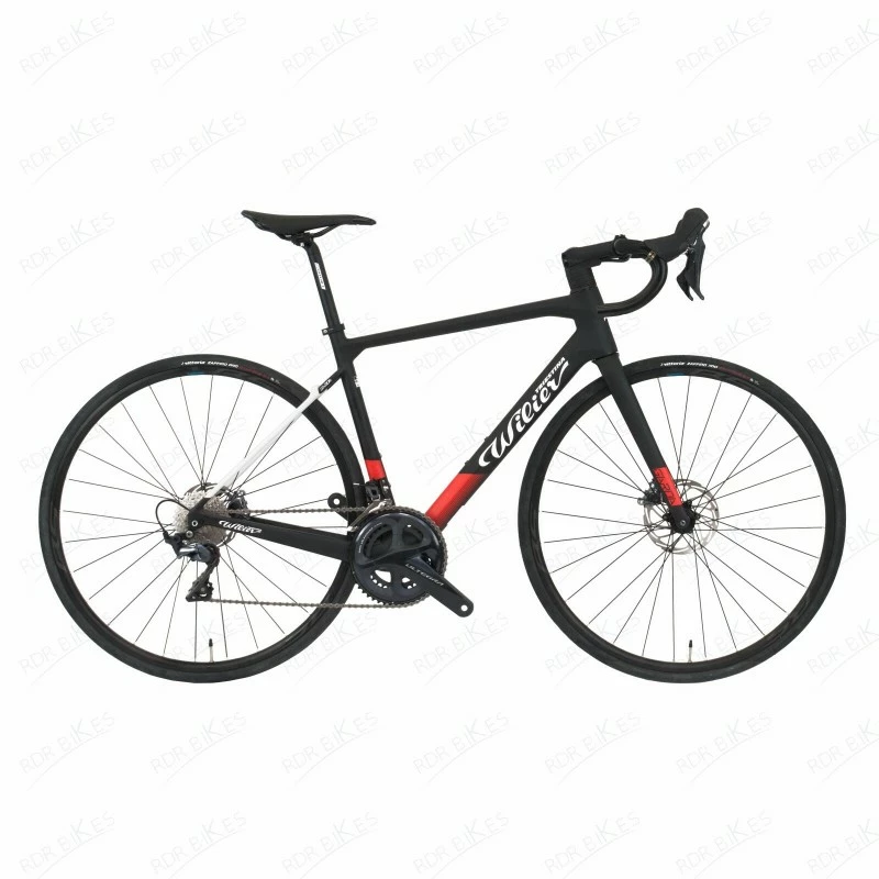 Bici Da Corsa In Carbonio WILIER Garda Ultegra Disc BLACK-RED 1 Bici Da Corsa In Carbonio WILIER Garda Ultegra Disc BLACK-RED