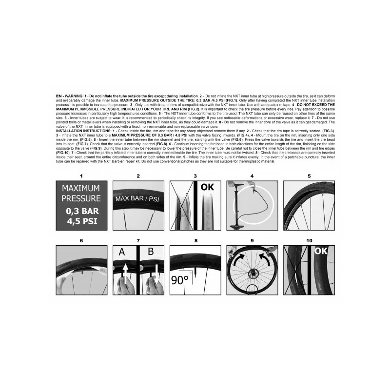 Camera D'aria Antiforatura BARBIERI NXT ROAD 700X23-32 45 Gr 7 Camera D'aria Antiforatura BARBIERI NXT ROAD 700X23-32 45 Gr - immagine 7