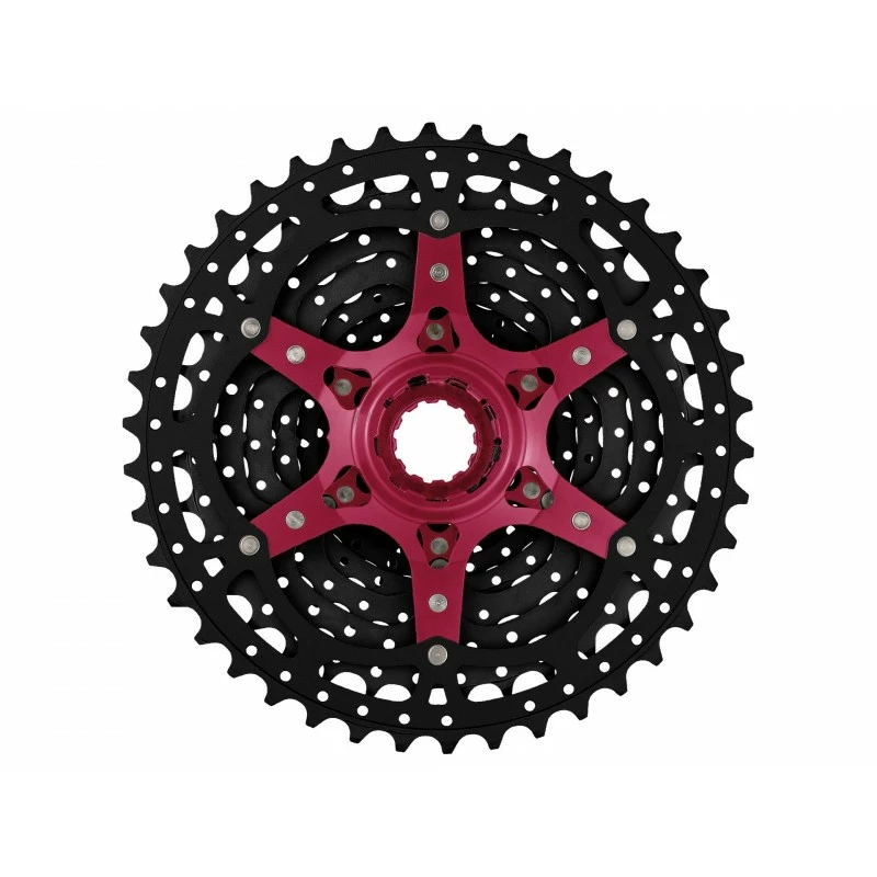 Cassetta Pignoni MTB SUNRACE MX3 10 Velocita 11-42 Alluminio Nero 2 Cassetta Pignoni MTB SUNRACE MX3 10 Velocita 11-42 Alluminio Nero - immagine 2