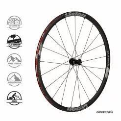Coppia Ruote VISION TRIMAX 30 DB Disc 6 Fori -Negozio Bici corsa economico coppia ruote vision trimax 30 db disc 2