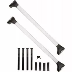 Barre Portatutto Fabbri Telescopiche Alluminio Rail Aperto ALUVIVA 2 RA Silver