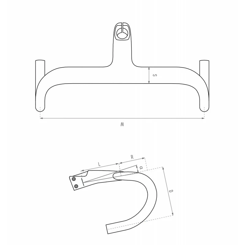 Manubrio Monoscocca Carbon WILIER FILANTE SLR DISC 6 Manubrio Monoscocca Carbon WILIER FILANTE SLR DISC - immagine 6