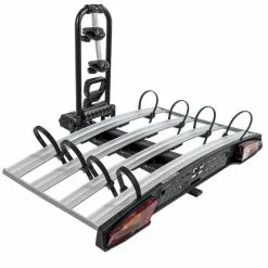 Portabici Da Gancio Traino MENABO' ALCOR Per EBIKE 4 Bici