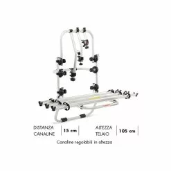 Portabici Posteriore Fabbri BICI OK 3 VAN Per 3 Bici