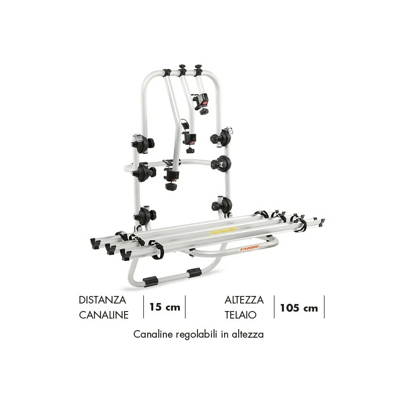 Portabici Posteriore Fabbri BICI OK 3 VAN Per 3 Bici 1 Portabici Posteriore Fabbri BICI OK 3 VAN Per 3 Bici