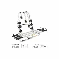 Portabici Posteriore Fabbri BICI OK MTB 3 Bici 75