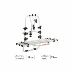 Portabici Posteriore Fabbri BICI OK Per 3 Bici